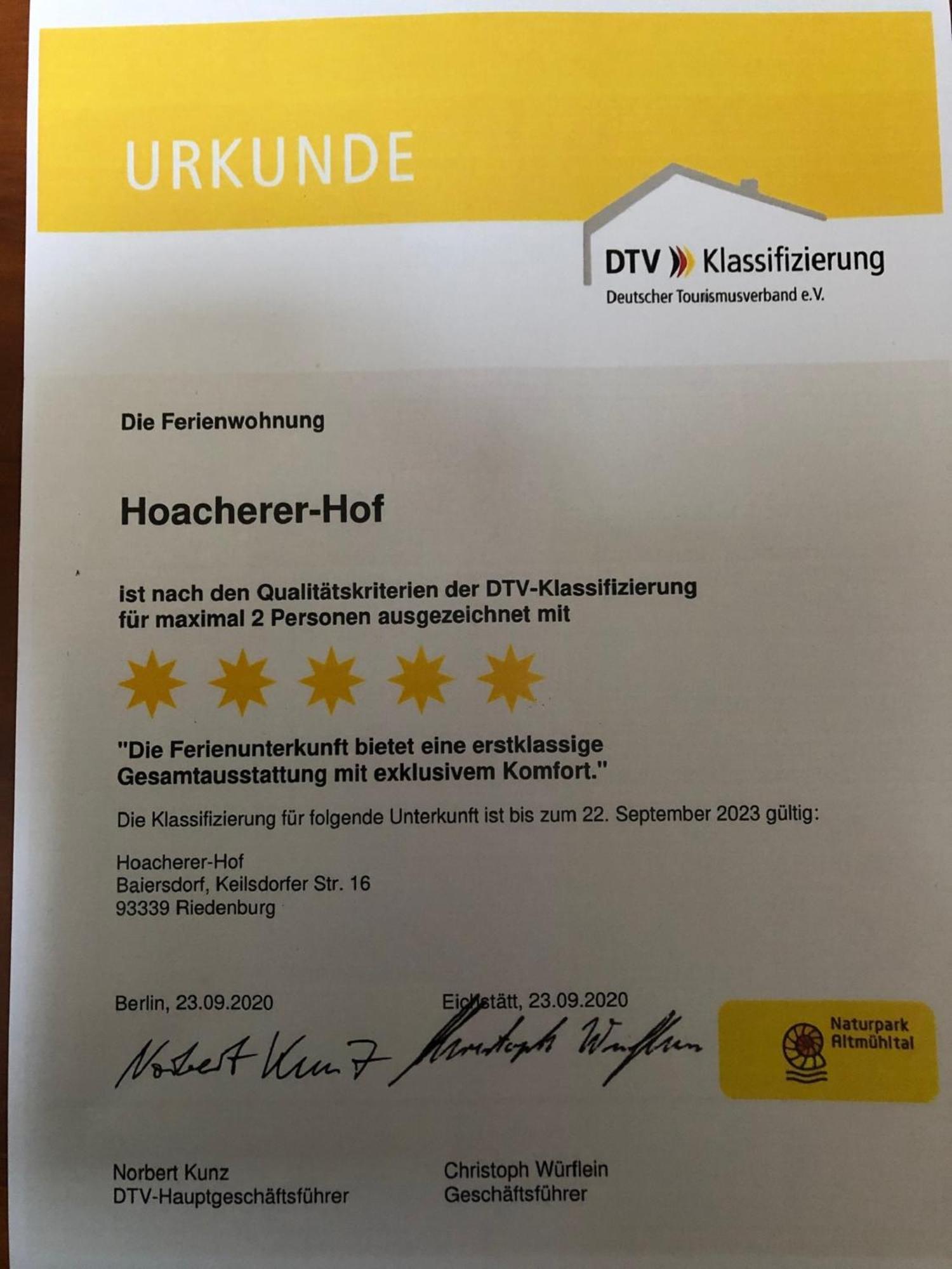 Ferienwohnung Hoacherer-Hof 里登堡 外观 照片